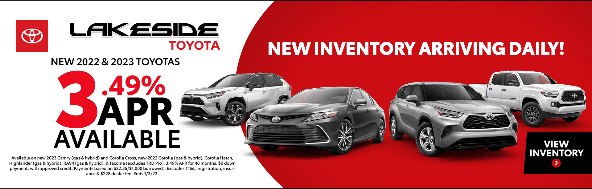 Our Holiday Hours & Toyotathon Sales Event in Metairie, LA Lakeside