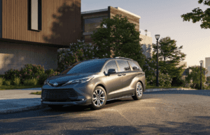 2024 Toyota Sienna Platinum shown in Predawn Gray Mic near Kenner