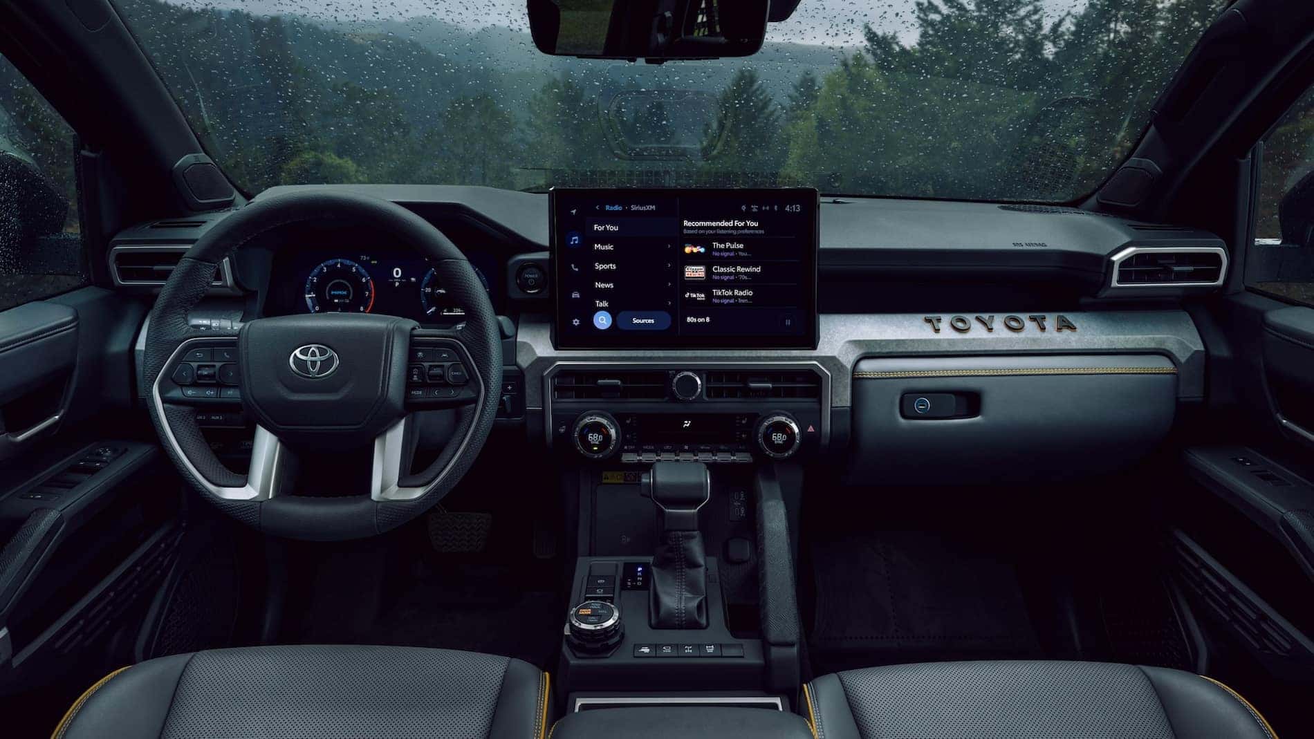 Dashboard of the all-new 2025 Toyota 4Runner in Metairie, LA