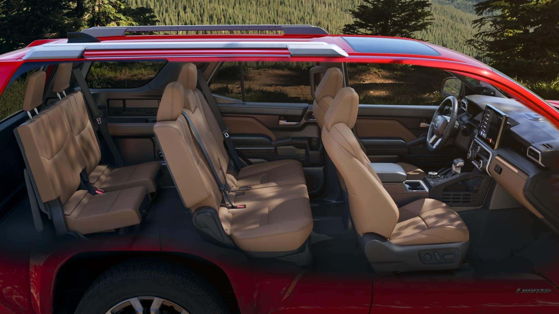 Interior of the all-new 2025 Toyota 4Runner in New Orleans, LA