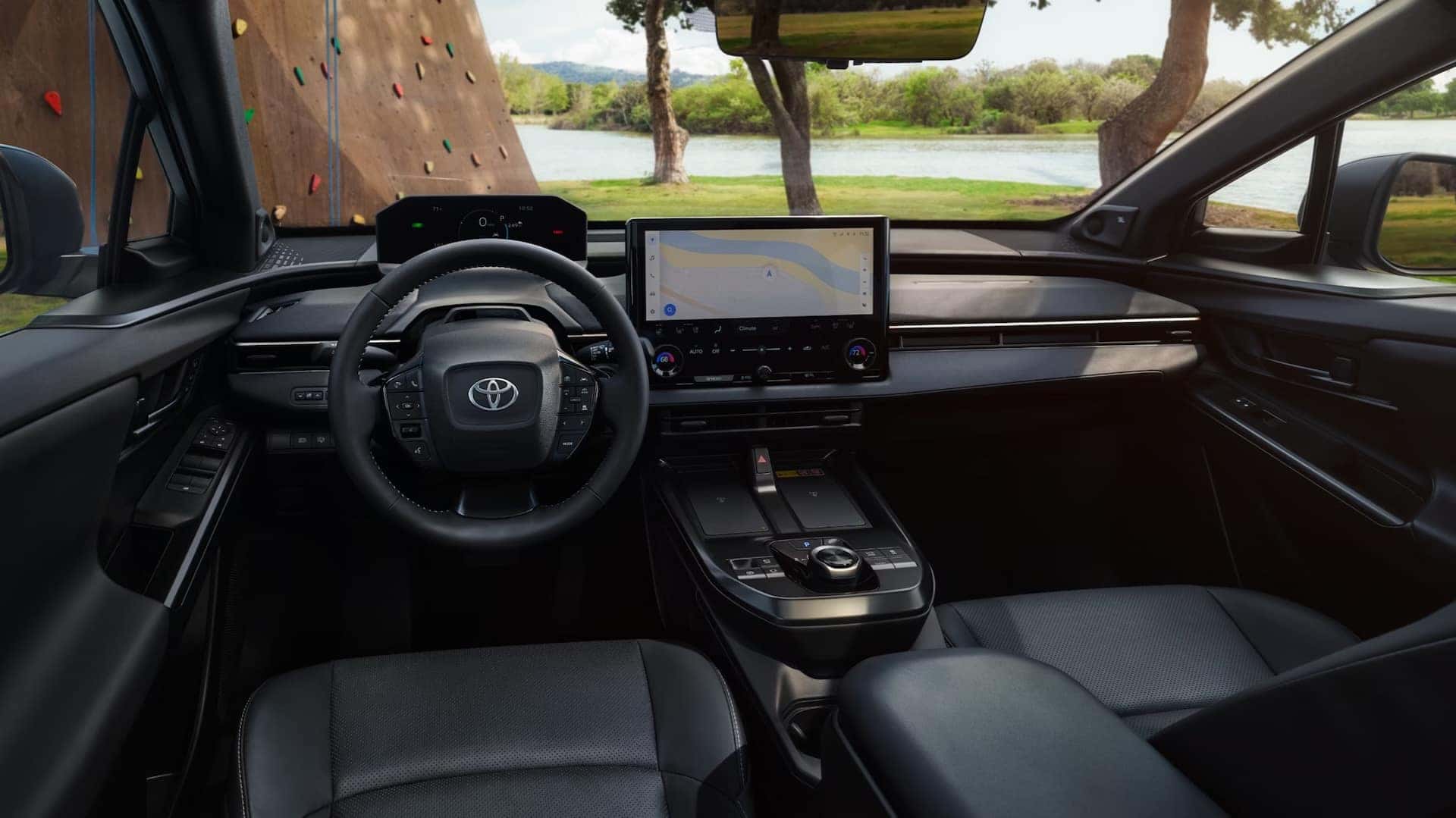 Interior of new 2026 Toyota bZ near Kenner, LA