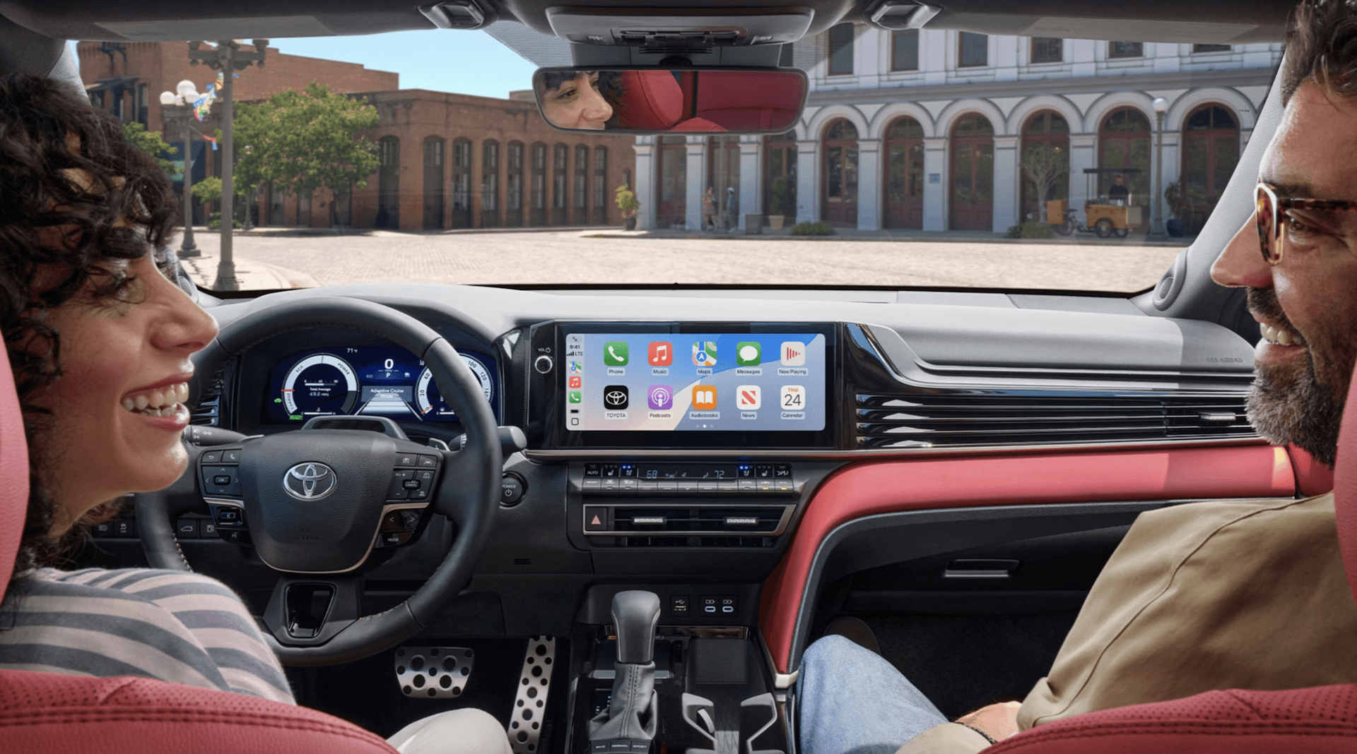Interior of new 2026 Toyota Camry near Kenner