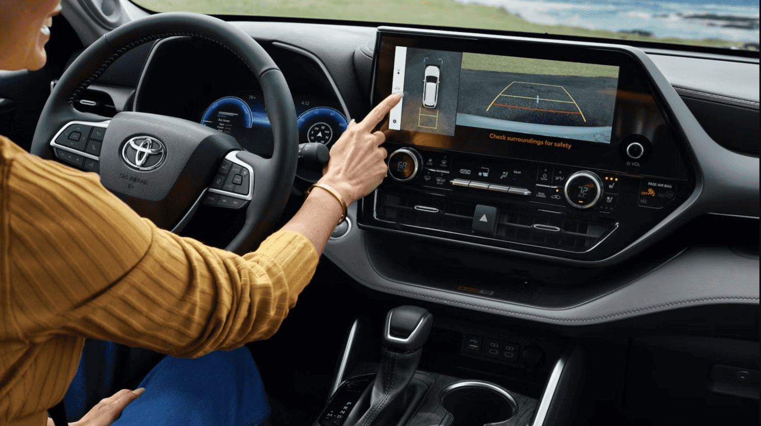 interior of 2026 Toyota Highlander For Sale near New Orleans