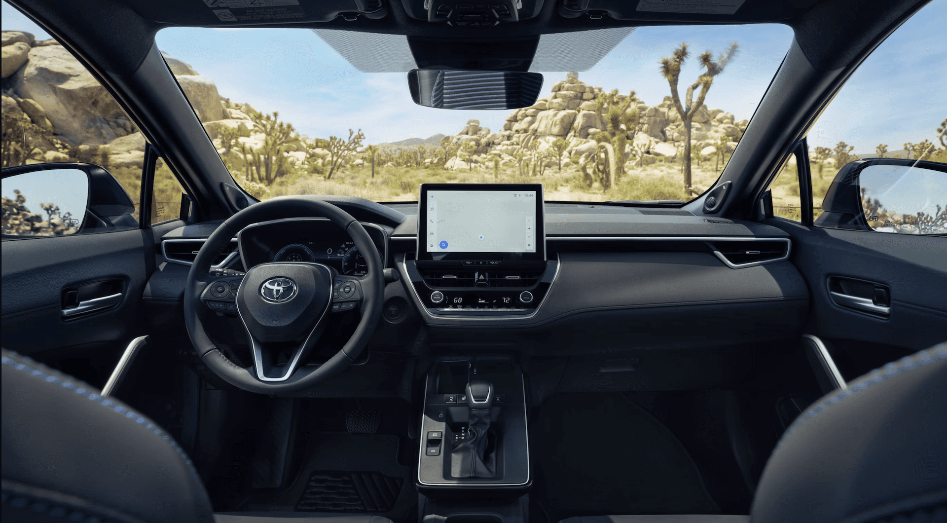 Interior of 2026 Toyota Corolla Cross for sale near LaPlace