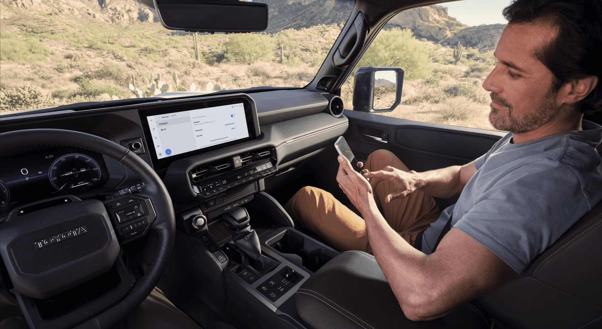 Interior of 2026 Toyota Land Cruiser for sale near Kenner