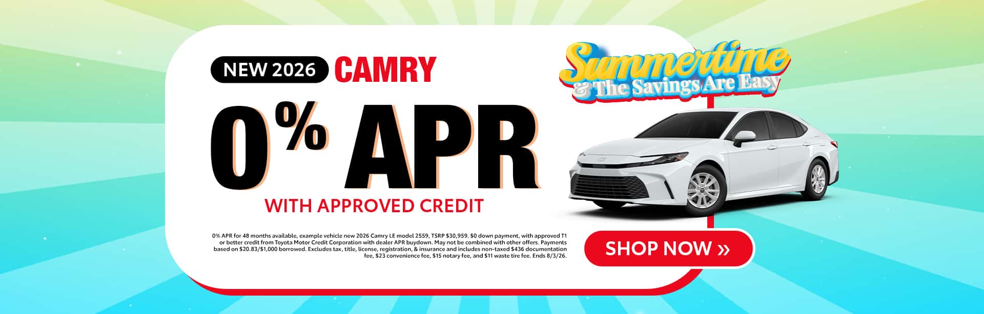 New 2026 Camry