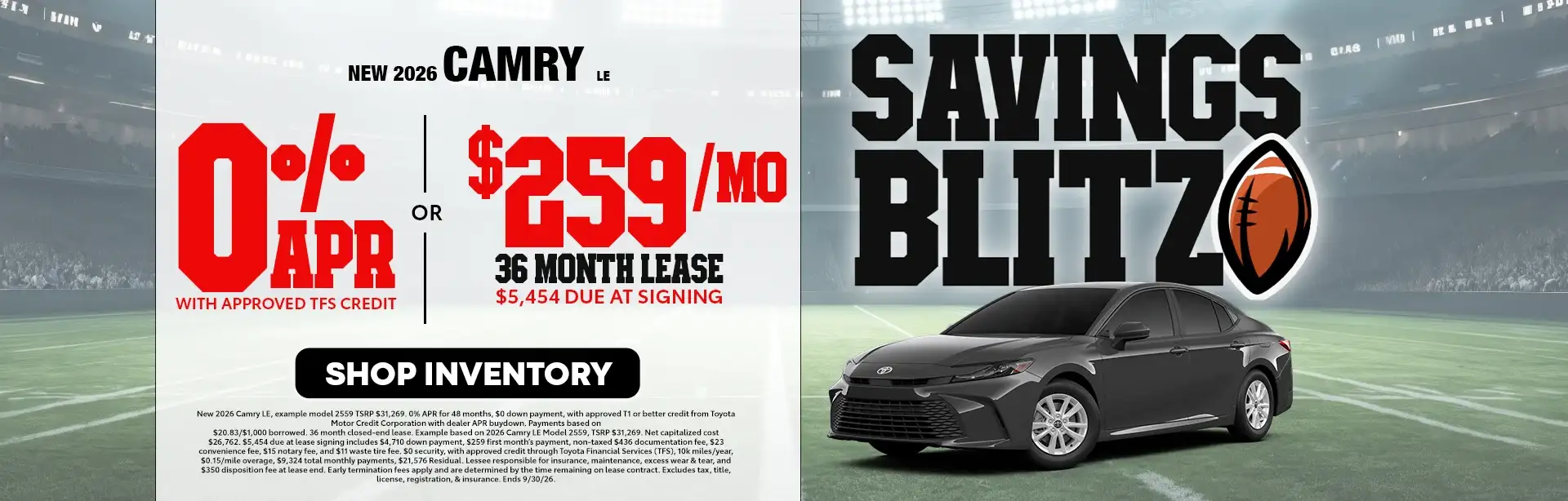 New 2026 Camry LE