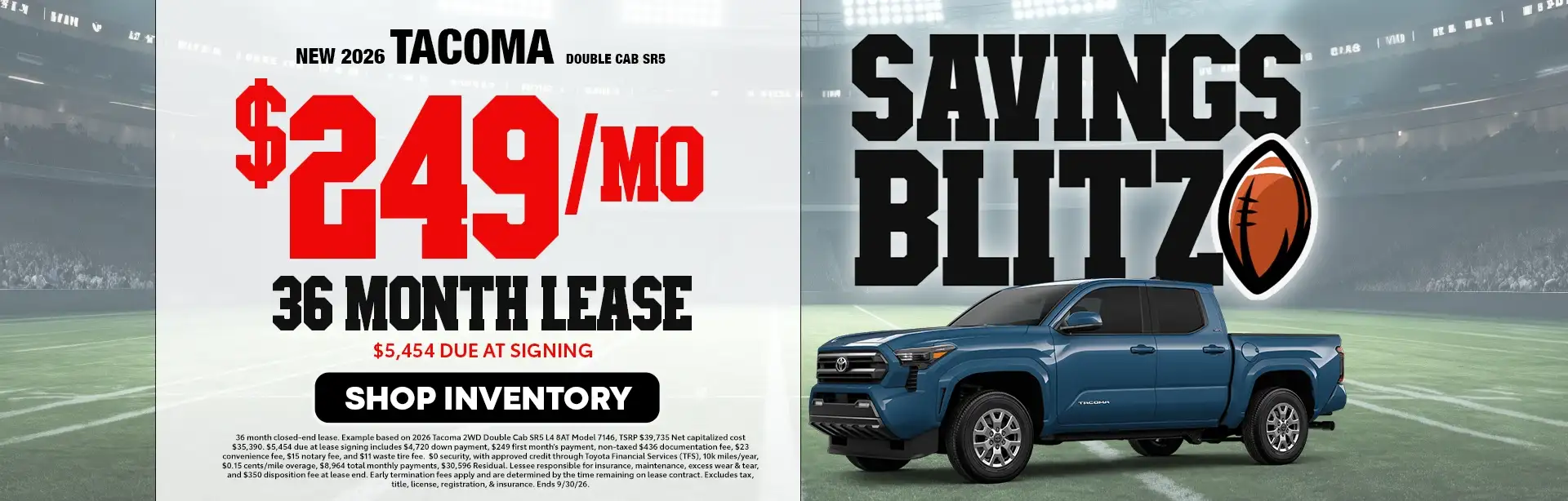 New 2026 Tacoma Double Cab SR5