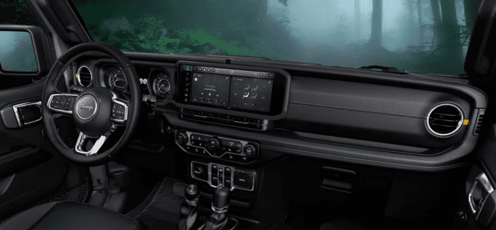 2025 Jeep Wrangler dashboard