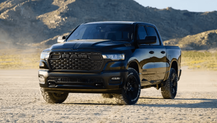 Black 2026 Ram 1500