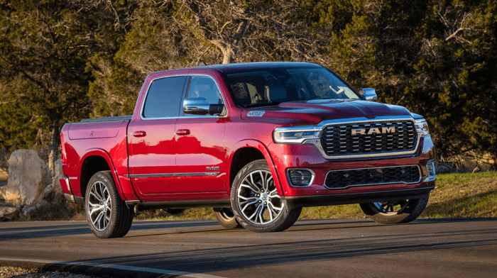 Red 2025 Ram 1500 Laramie