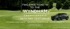 wyndham championship test drive event
