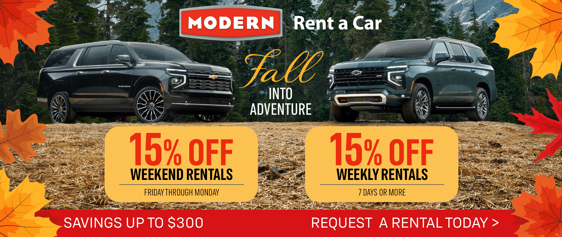 Fall Rental Special