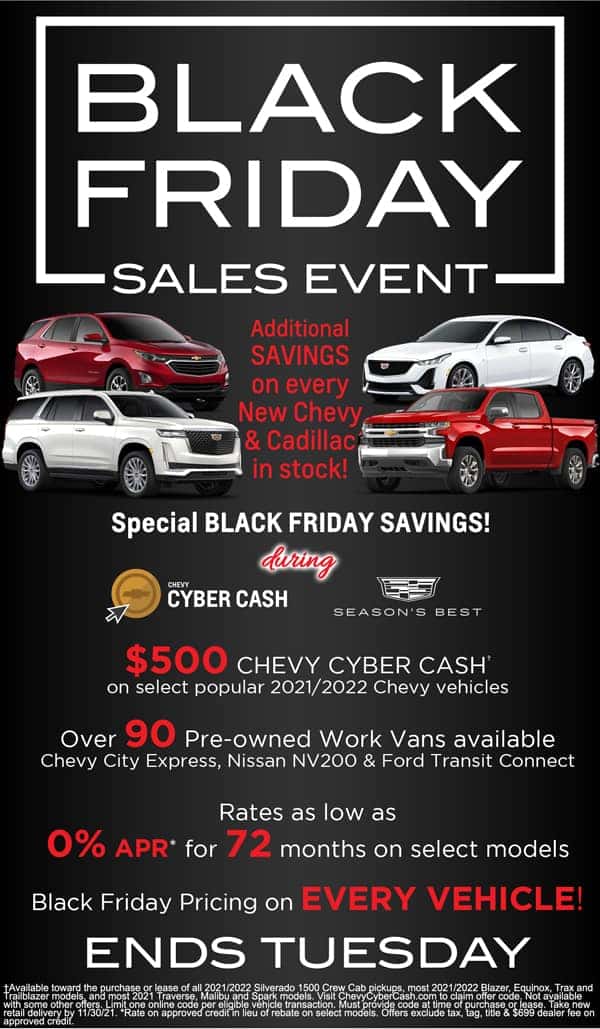 Black Friday at Modern Chevy Modern Chevrolet of Burlington