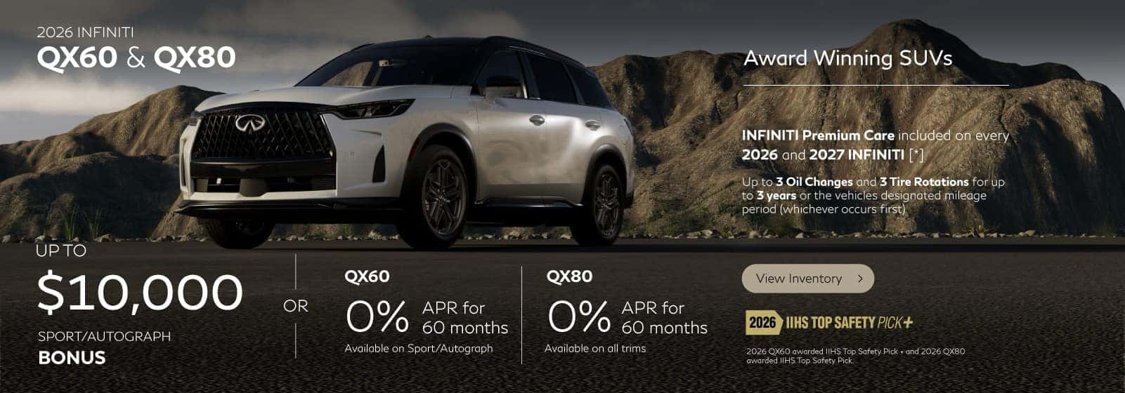 SD 2026 QX60 and QX80 June