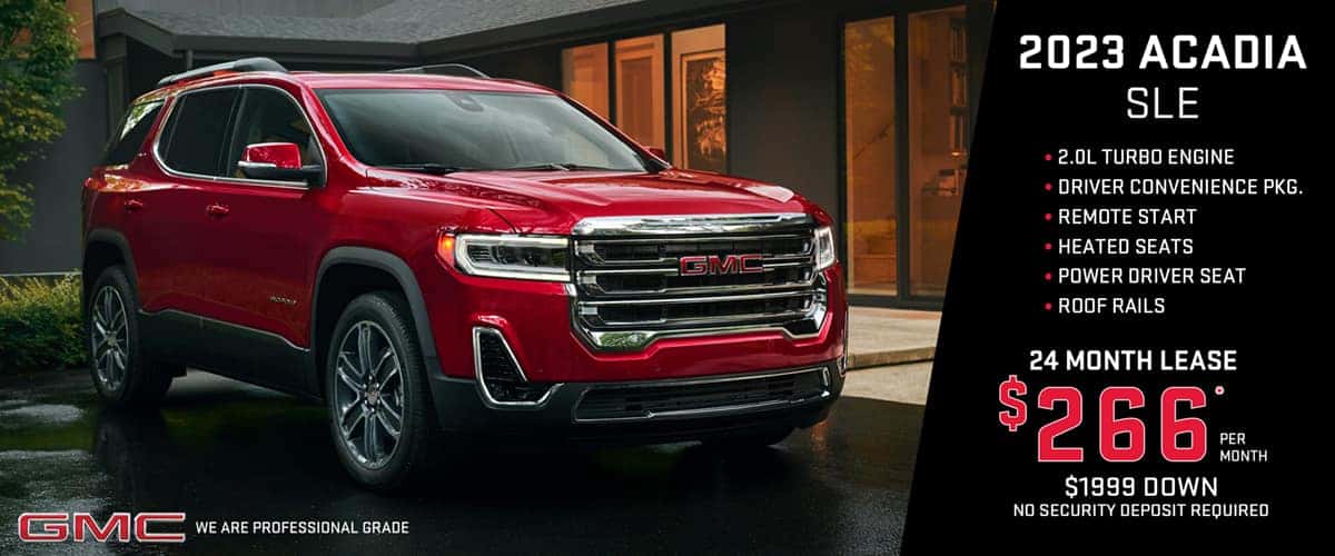 1200×525 GMC Acadia SEPT 2023 NEW