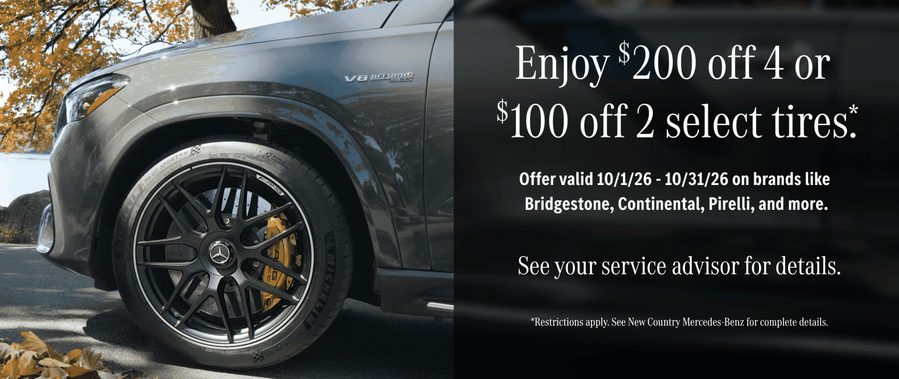 Oct Tire Special