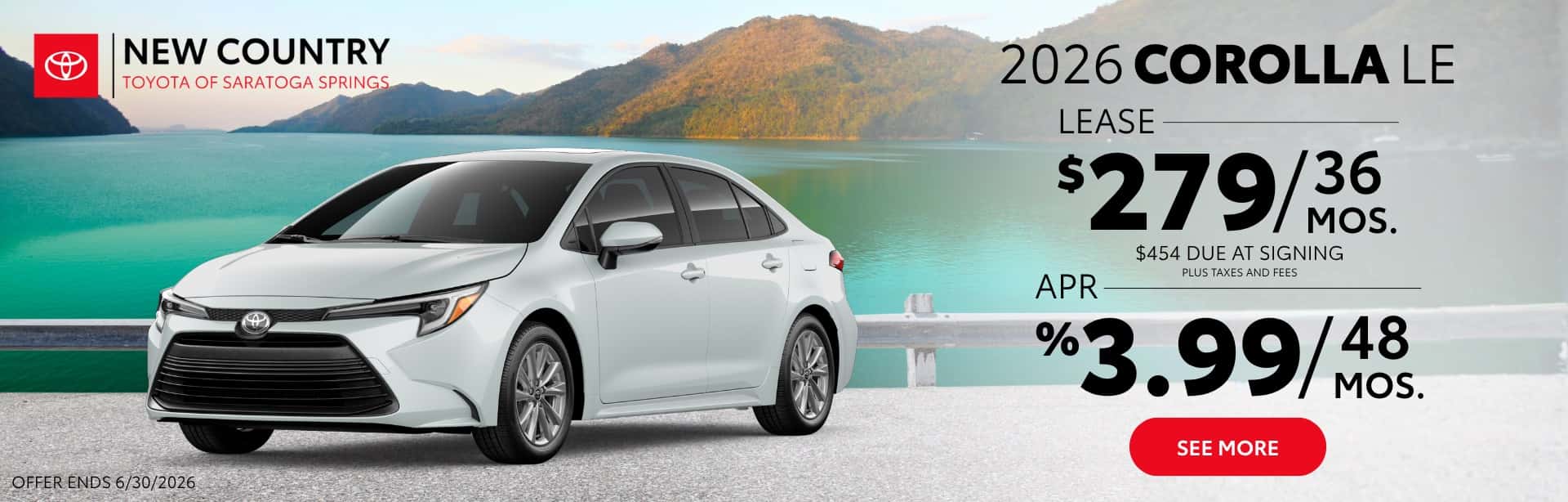 Corolla LE Lease