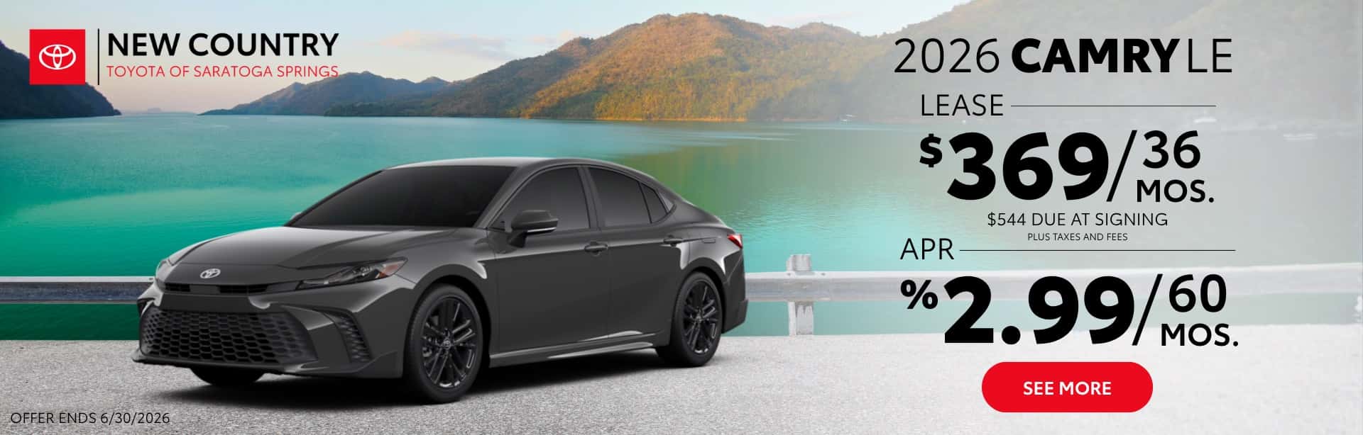 Camry LE Lease
