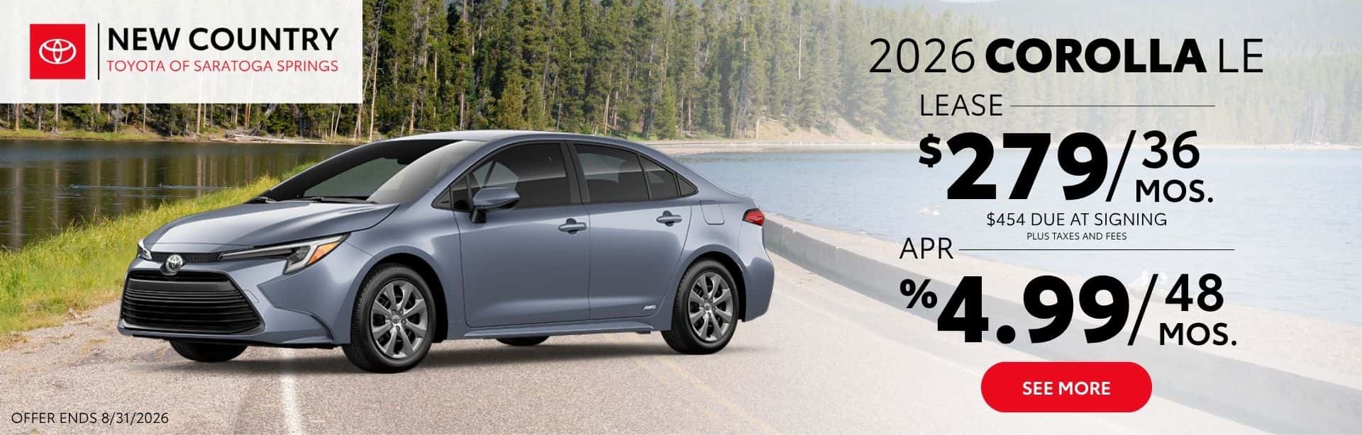 Corolla LE Lease
