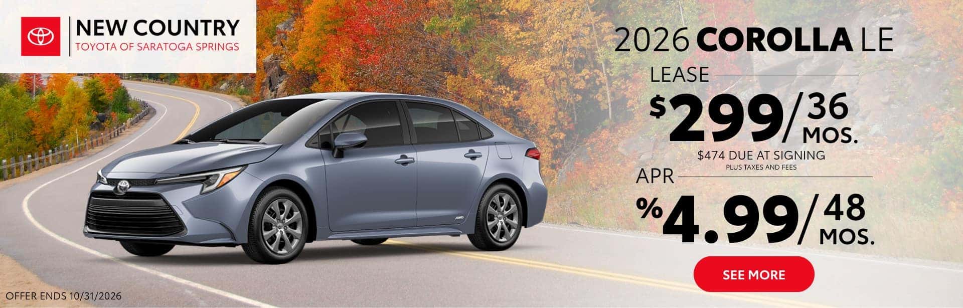 Corolla LE Lease