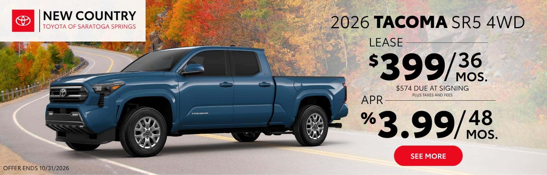 Tacoma SR5 Offer