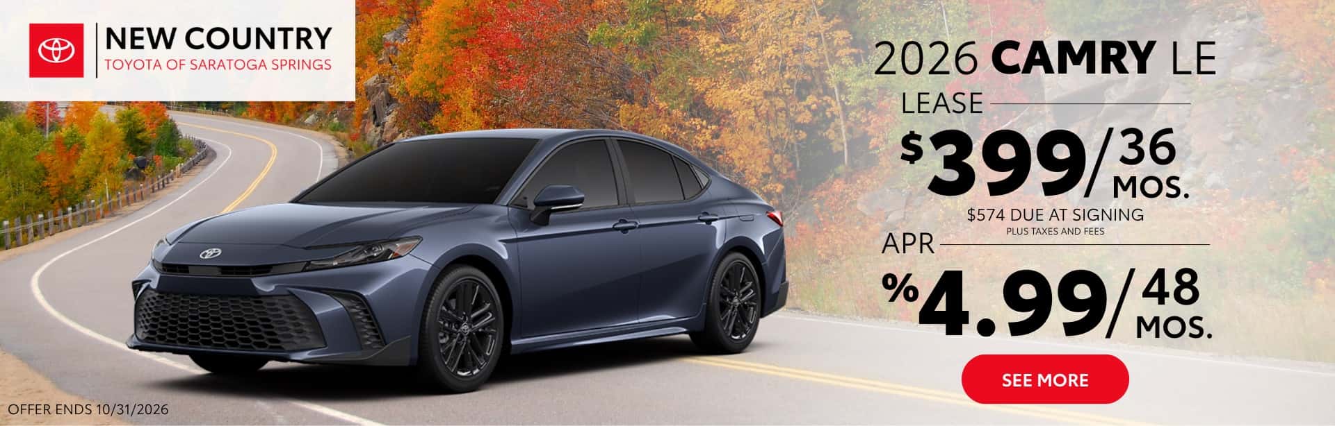 Camry LE Lease