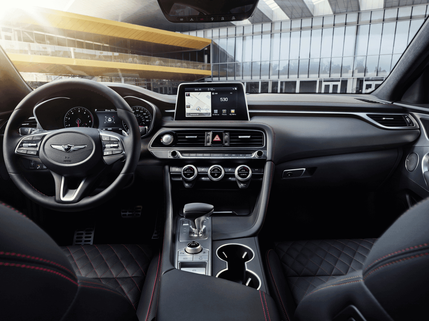 2021 Genesis G70 Interior Cerritos, CA