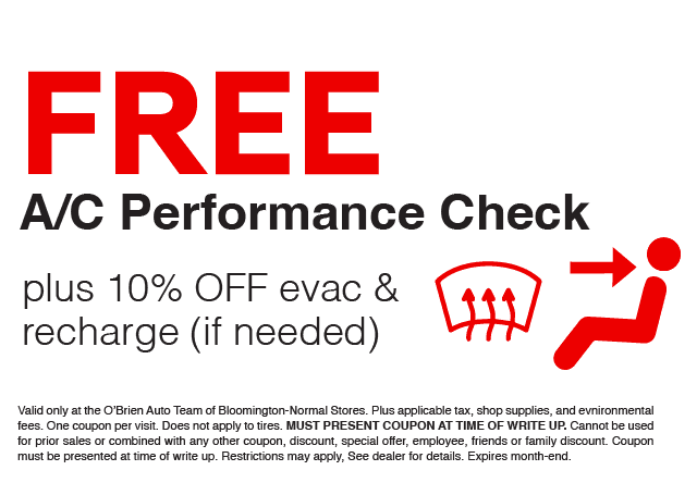 Free A/C Performance Check