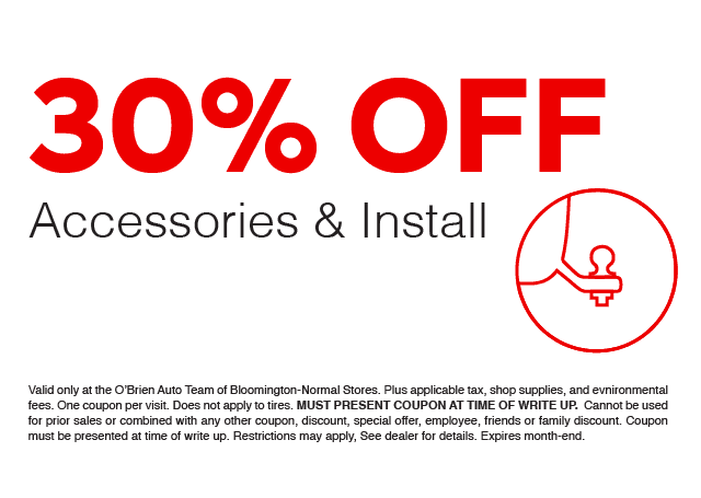 30% Off Accessories at O