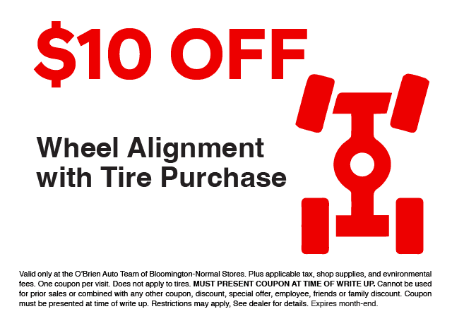$10 Off Wheel Alignment