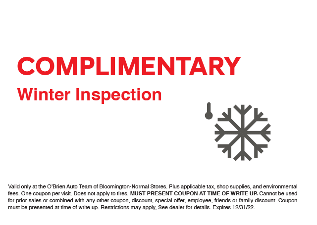 Complimentary Winter Inspection