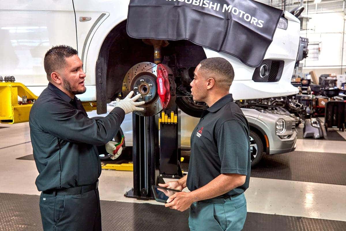 Mitsubishi Service for Brake Safety Awareness Month O'Brien Mitsubishi