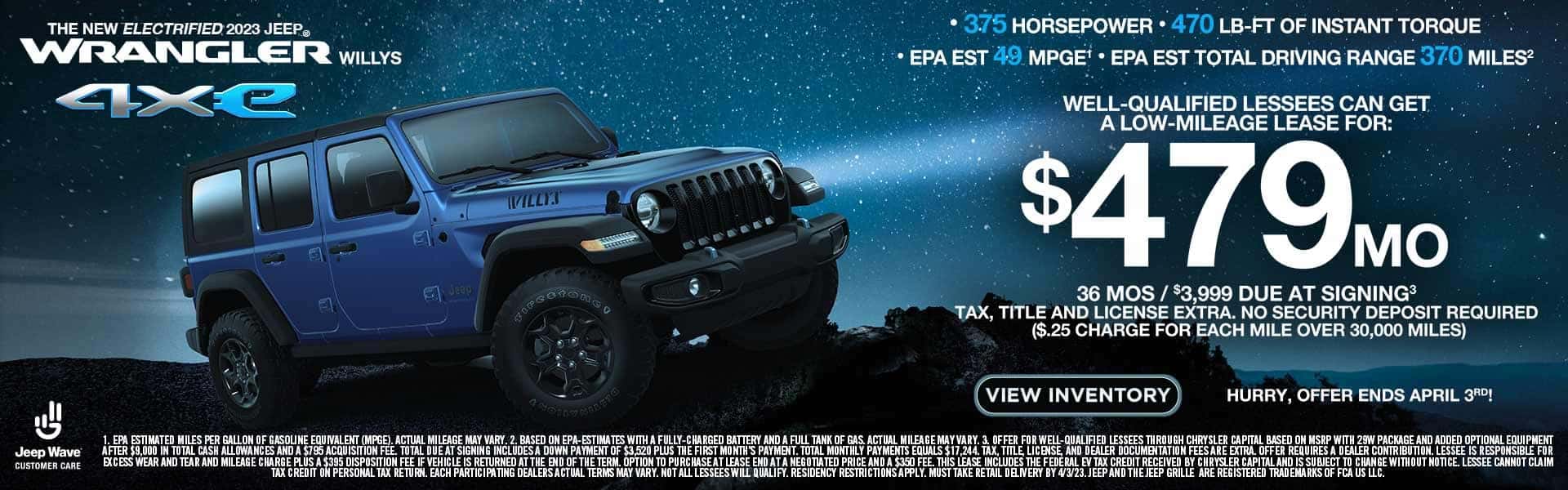 The New Electricfird 2023 Jeep Wrangler 4xe