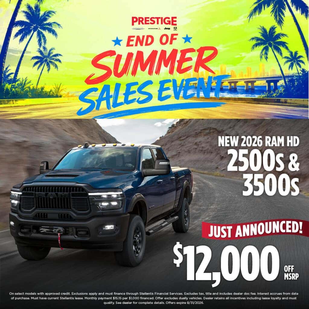 New 2026 Ram 2500's and 3500's $12,000 OFF MSRP