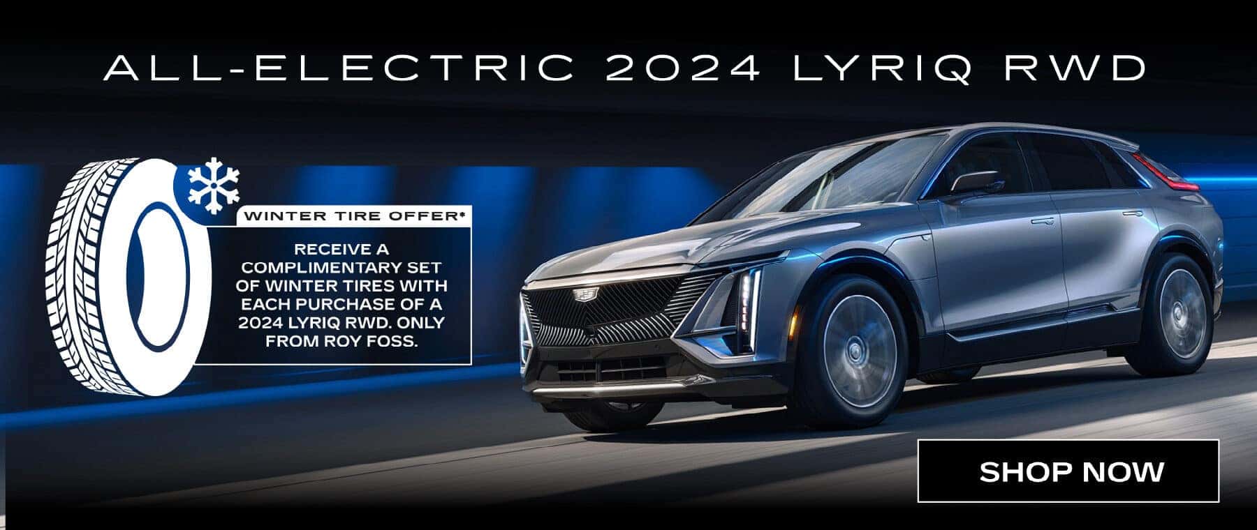 2024 Cadillac LYRIQ RWD Winter Tire Offer