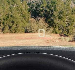 6 3diagonal head-up display
