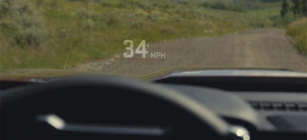 6 3diagonal head-up display