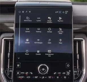 16.8" DIAGONAL PREMIUM GMC INFOTAINMENT SYSTEM