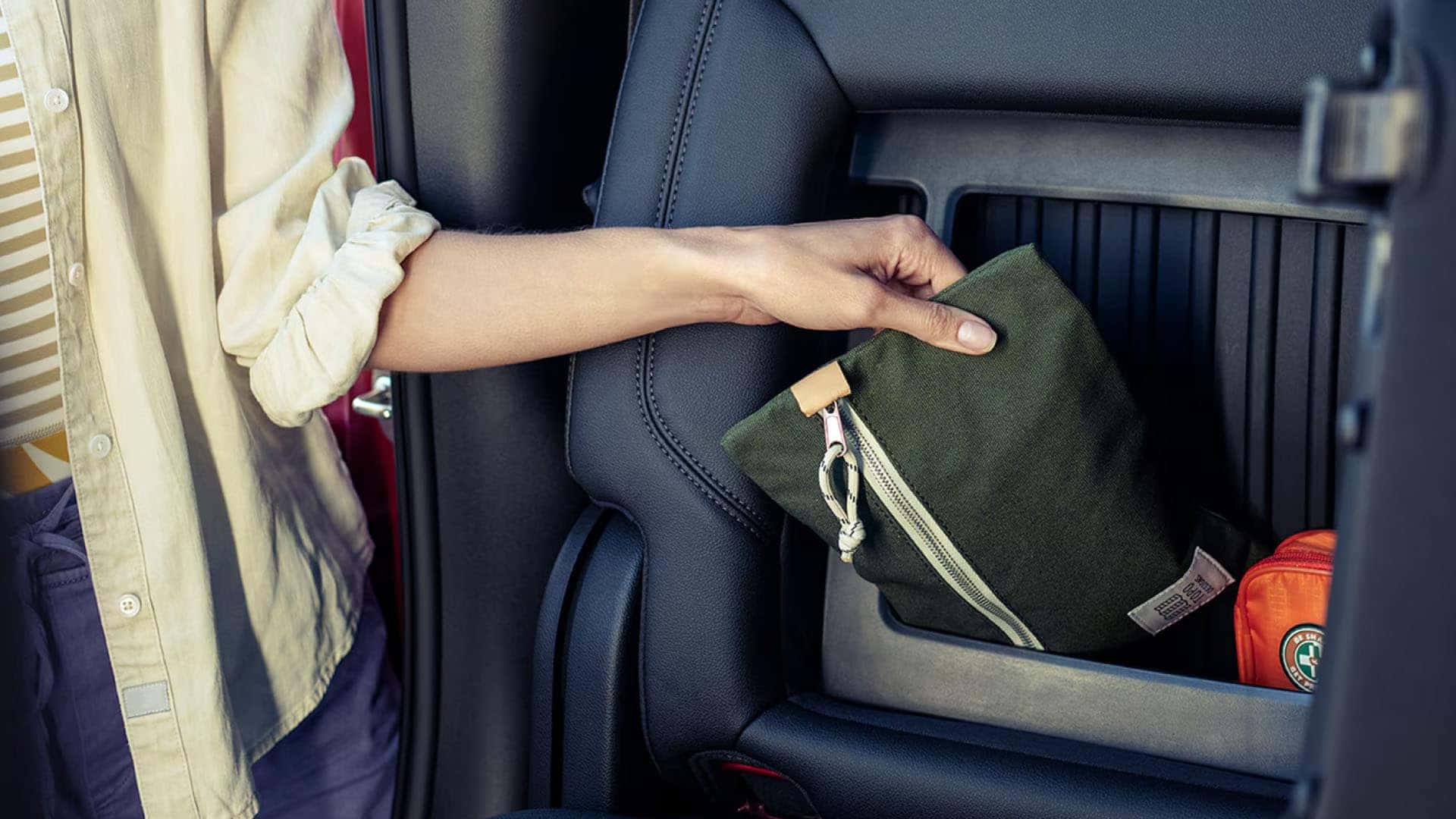 Silverado 1500 rear seatback storage