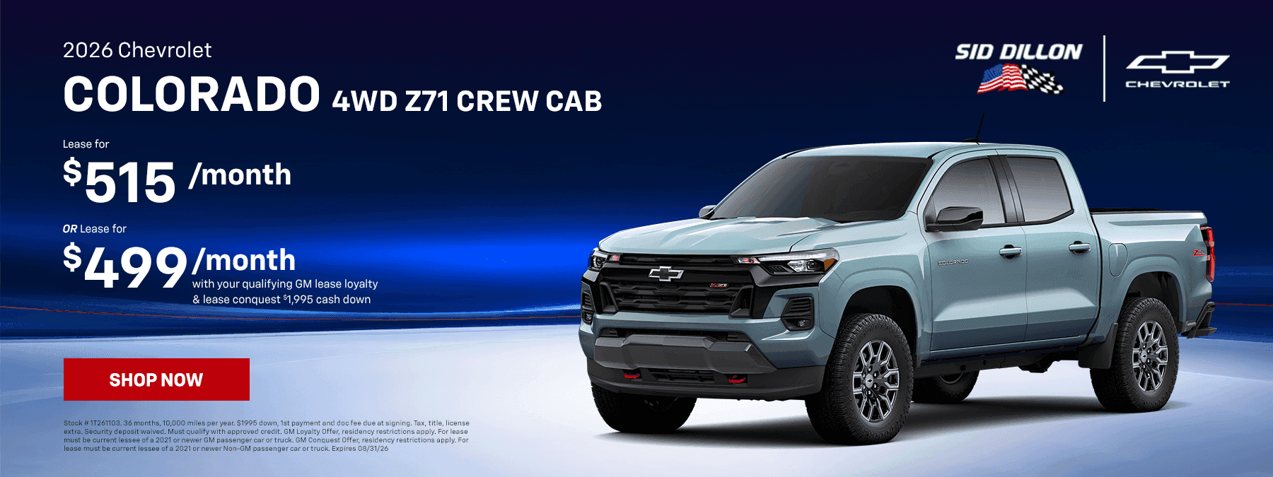 2026 COLORADO 4WD Z71 CREW CAB