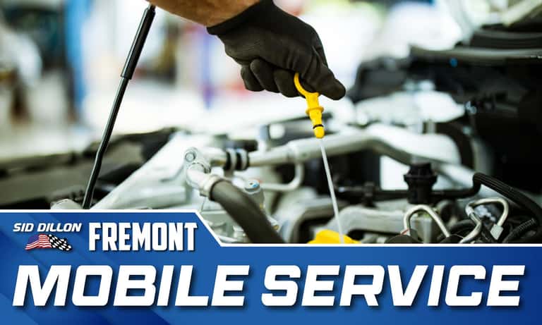 Sid Dillon Chevrolet Fremont Mobile Service vehicle providing convenient automotive service