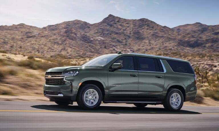2024 Chevy Suburban Exterior On Desert Road