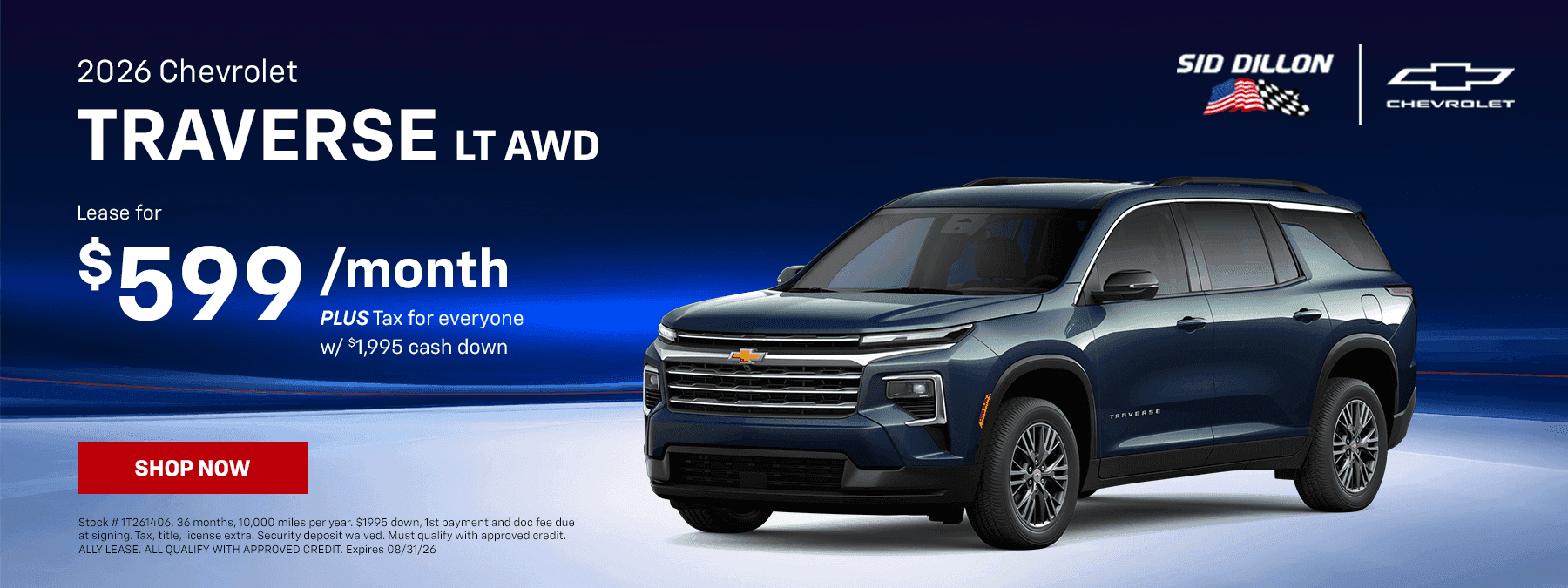 2026 TRAVERSE LT AWD