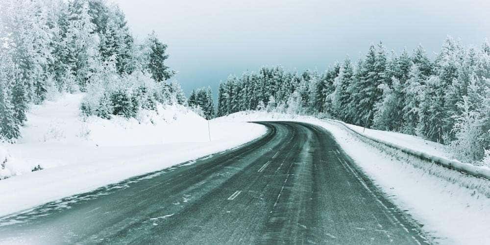 Icy road