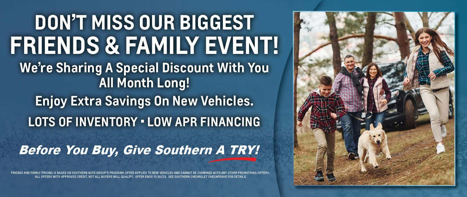 Southern Chevrolet Friends &#038; Family Slide