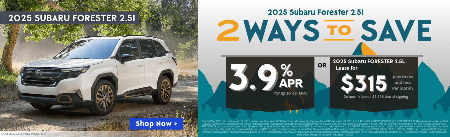 APRIL25–SUBARU-FORESTER-2.5I-