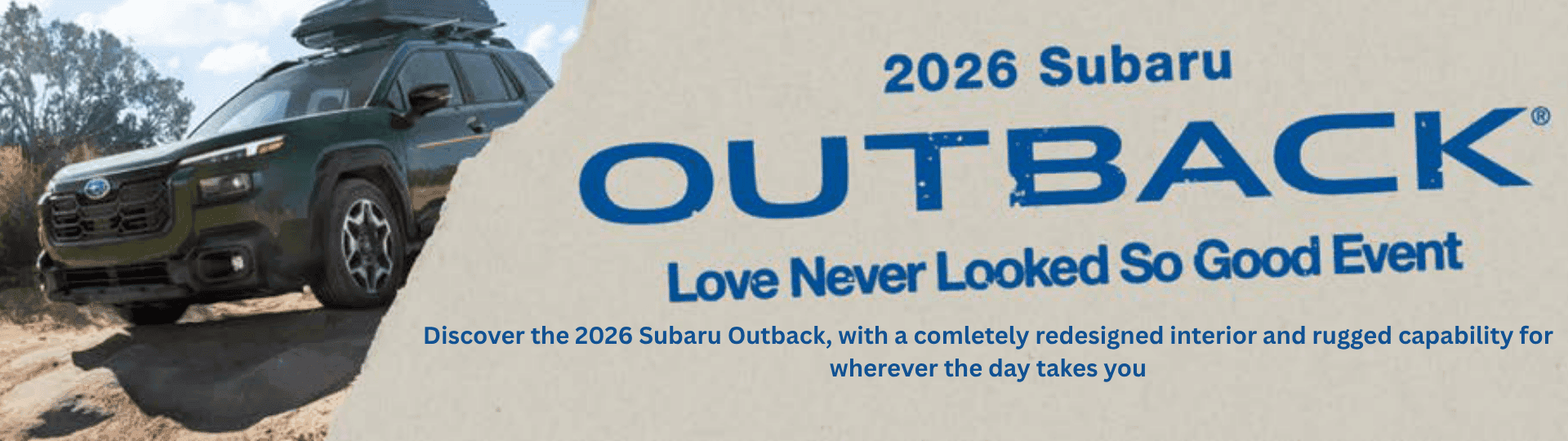 2026 outback love never looked so good