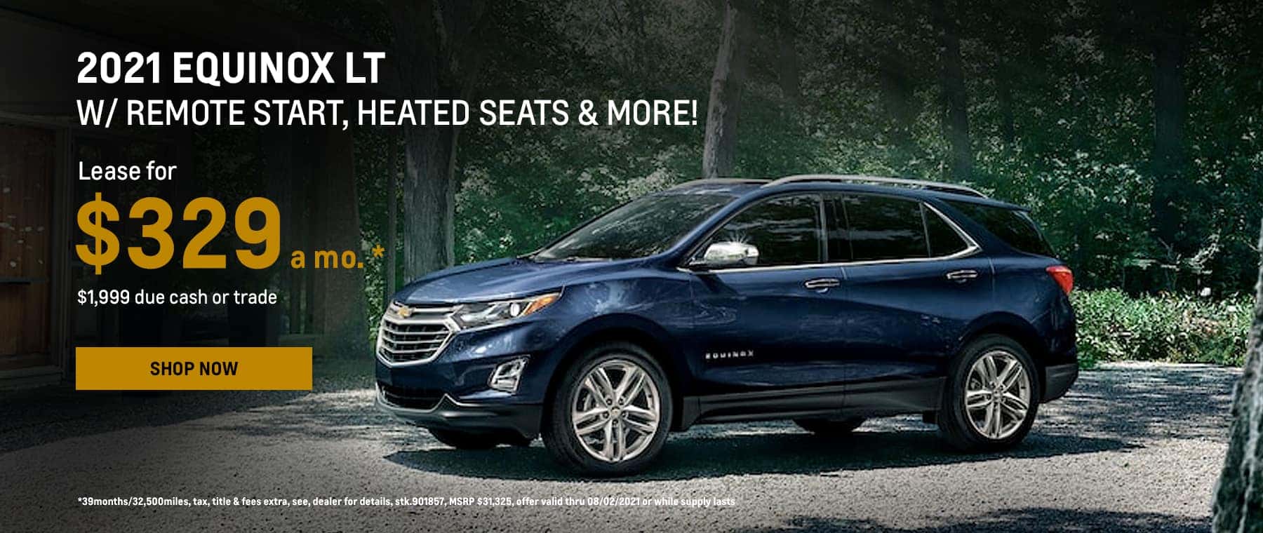 2021 Equinox LT w/ Remote Start,Heated Seats & More! $329mo.*