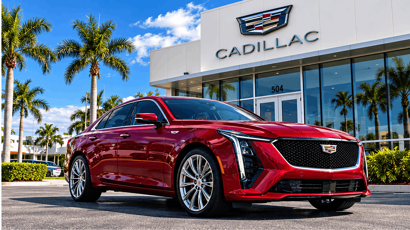 Red Cadillac CT5